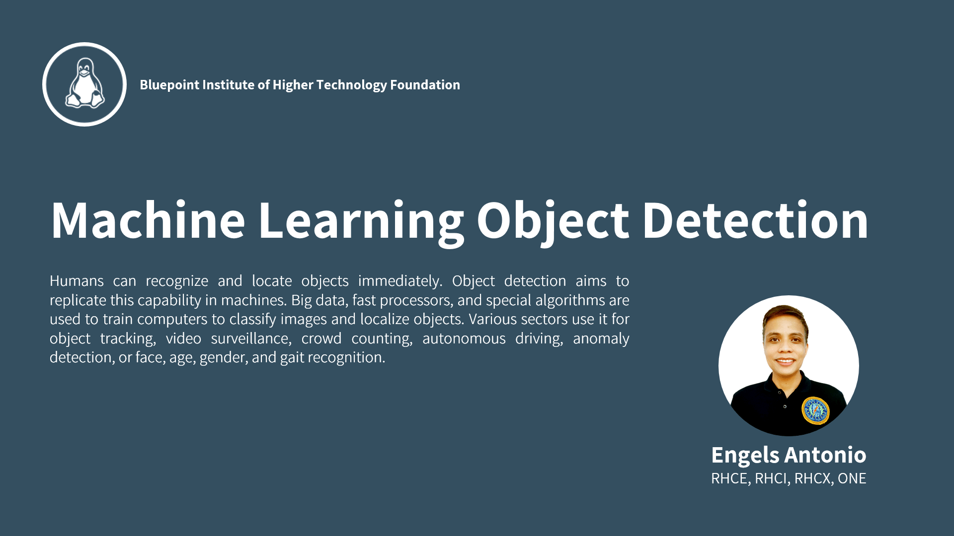 Machine Learning Object Detection